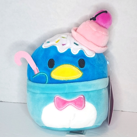 TUXEDO SAM 🍦 Ice Cream HK & friend Sanrio X Original Squishmallow by Kelly Toy - Picture 1 of 10
